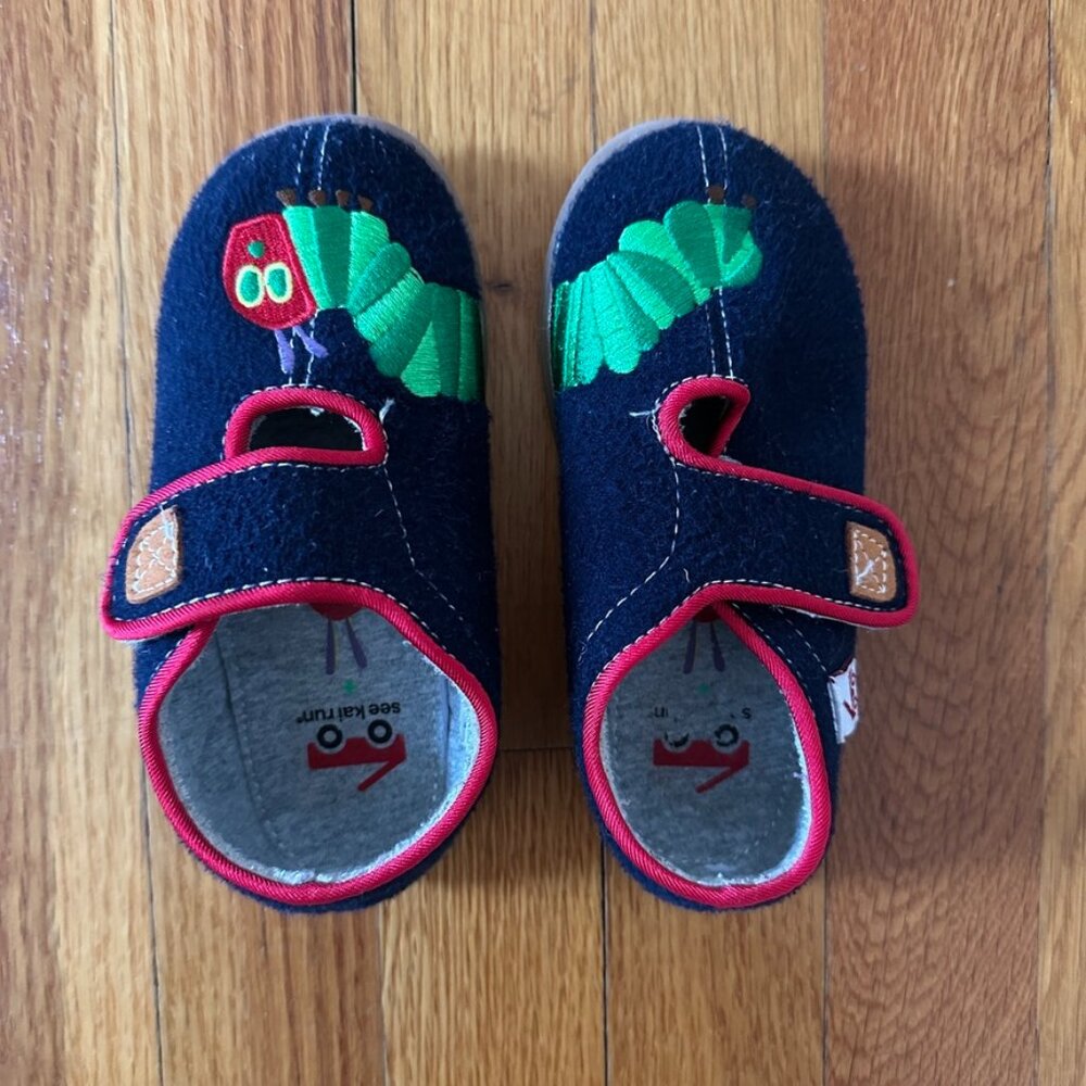 See Kai Run: Cruz II Hungry Caterpillar Slipper (Size 10)